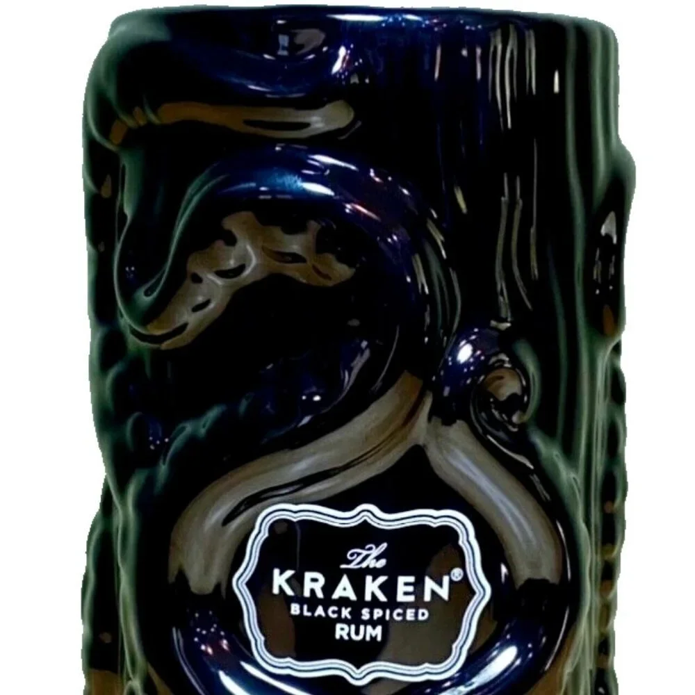 Kraken Black Spiced Rum Release The‎ Kraken Large Octopus Tiki Mug Glossy